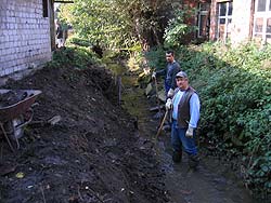 Aufnahme der Arbeit im Oktober 2004