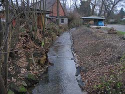 Der Mittelbach nach Beendigung der Maßnahmen im Dezember 2004